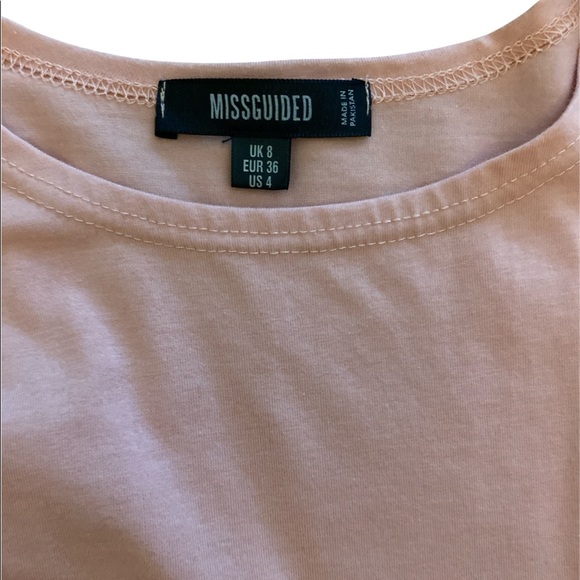 Misguided Pink Crop Top - Picture 2 of 2